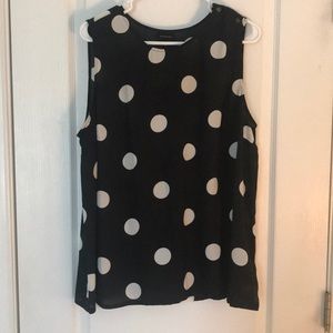 Polka Dot Tank Blouse